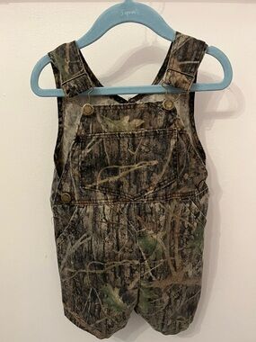 Vintage Toddler Camo Overalls